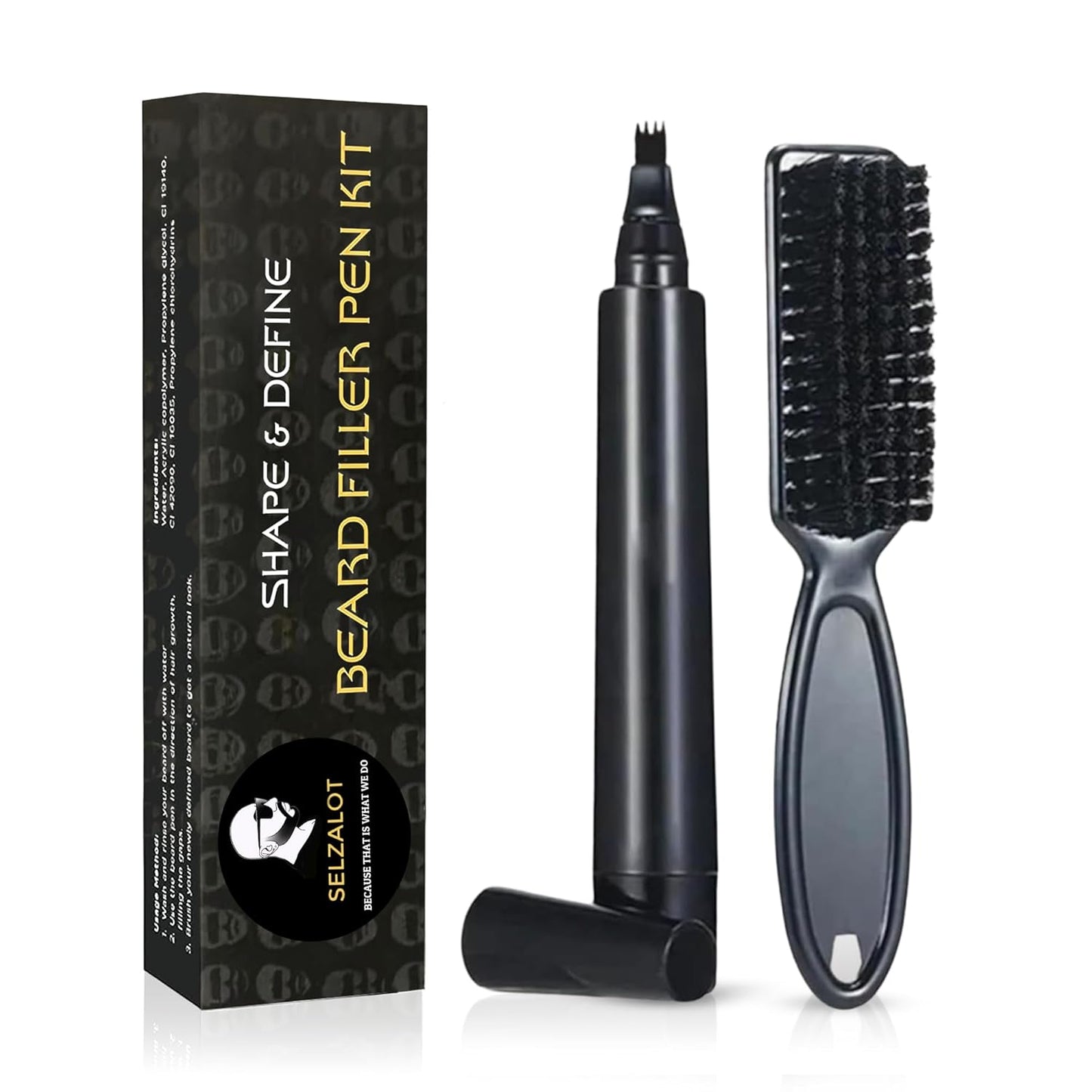 BeardMaster™ Filler Pen Kit - Waterproof, Sweatproof, Long-Lasting Beard Pencil for Men