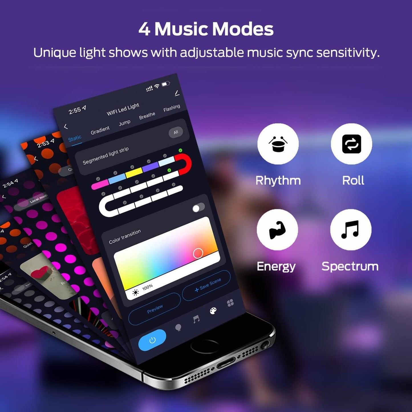 LED-NEON-RGB-Magic 5M Bluetooth