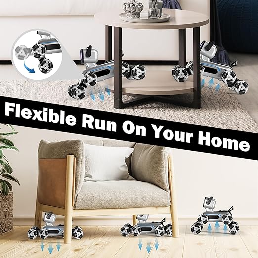 8WD Gesture Sensing Stunt Rc Robot Dog for Kid Boys 8-12, RC Car Toys for Boys