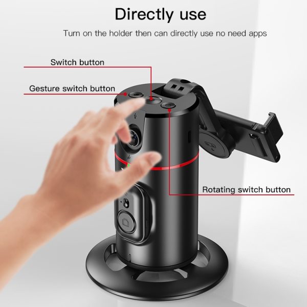 Yesido 360 Degree Artificial Intelligence Face Tracking Selfie Stick with Tripod