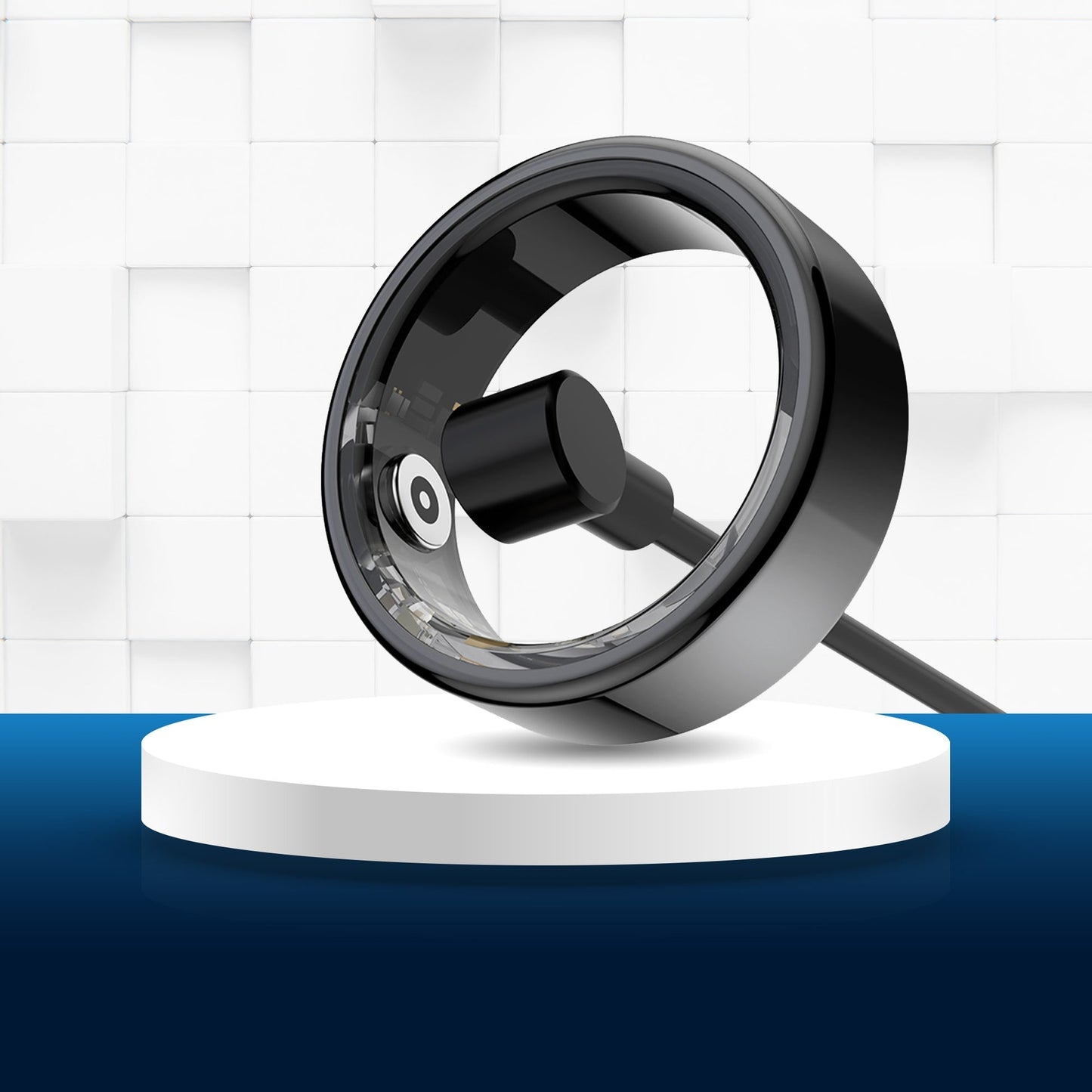Smart Ring Health Tracker - Sleep Tracker Ring, No App Subscription, Support 6-7 Days Battery Life