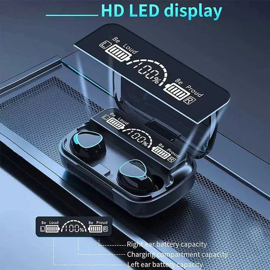TWS M10 Earbuds Bluetooth 5.1 Earphones 3500mAh Charging Box Wireless Stereo